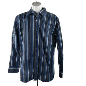 Gap Fitted Premium Long-Sleeve Button-Up Shirt L